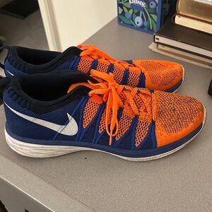 Nike Blue and Orange Running Shoes